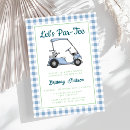 Recherche de golf baby shower invitations Laisse passer