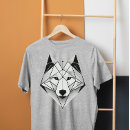 Suche nach geometrischer wolf tshirts Alpha