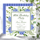 Recherche de hydrangea anniversaire invitations Bleu