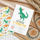 Suche nach t rex geburtstag einladungen Für kinder