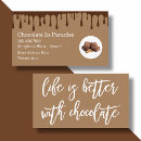 Suche nach chocolate visitenkarten Süßwaren