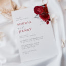Recherche de écarlate invitations Rose