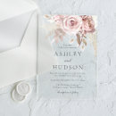 Recherche de rose et gris mariage invitations Boho
