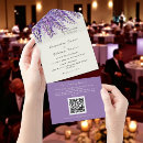 Recherche de détachable invitations Violet