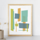 Suche nach blaue und grüne poster Geometrisch