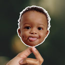 Recherche de visage de bébé autocollants Uniques
