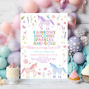 Recherche de licorne rose invitations Licorne arc en ciel