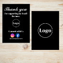 Recherche de social media remerciements cartes Logo