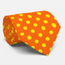 Recherche de pois orange cravates Jaune