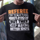 Recherche de arbitre drôle tshirts Football
