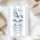 Suche nach rocking horse einladungen Babydusche