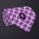 Recherche de floral pourpre rose cravates Monogramme