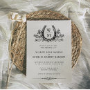 Recherche de blanc noir de cheval invitations Bride