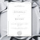 Recherche de minimal mariage invitations Chic