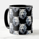 Recherche de visage loup tasses Tête de loup