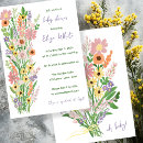 Recherche de fleurs peintes invitations Aquarelle