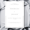 Recherche de minimal mariage invitations Chic