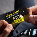 Recherche de auto transport cartes visite Chauffeur de taxi