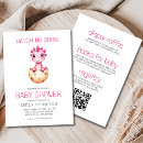 Suche nach rosa dinosaurier einladungen Party