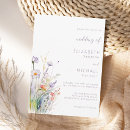 Recherche de fleur sauvage mariage invitations Lavande