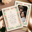 Recherche de crème mariage invitations Floral