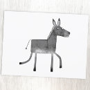 Recherche de âne mignon cartes postales Gris