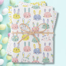 Recherche de fleurs pastel papier cadeau Lapin
