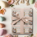 Recherche de pâques papier cadeau Rayé