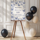 Suche nach toile de jouy poster Blau und weiß