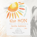 Recherche de sun baby shower invitations Jaune bleu