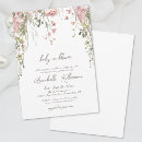 Recherche de fleurs roses invitations Mother to be