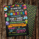 Suche nach monster einladungen Kinder