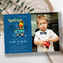 Recherche de de photo de tracteur invitations Mignon