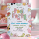 Suche nach retro pool party einladungen Geburtstagsparty