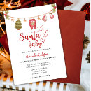 Recherche de santa baby invitations Élégant