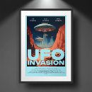 Recherche de soucoupe volante posters Invasion
