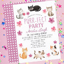 Suche nach niedliche katzen einladungen Aquarell