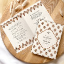 Recherche de brune de damassé mariage invitations Monogramme