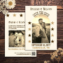 Recherche de country save the dates Vintage