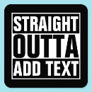 Recherche de parodie autocollants Typographie