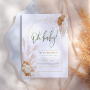 Recherche de pampas grass baby shower invitations Vert