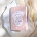 Recherche de floral baby shower remerciements cartes Petite fille