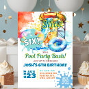 Suche nach wasserpark party einladungen Sommergeburtseinladung