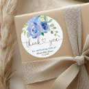 Recherche de rose de bleu autocollants Fleurs bleues