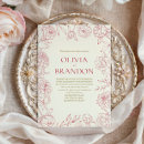 Recherche de pivoine mariage invitations Rouge