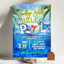 Recherche de partie de parc aquatique invitations De l'anniversaire de enfant