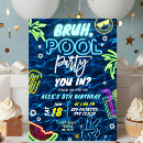Suche nach sommerpool party einladungen Sommergeburtseinladung