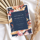 Recherche de floral bleu mariage invitations Automne