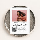 Recherche de lune miel invitations Noir et blanc