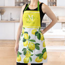 Recherche de citron tabliers Nom monogramme